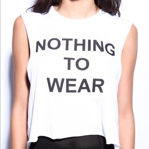3/$25 sale! Nothing to wear crop top